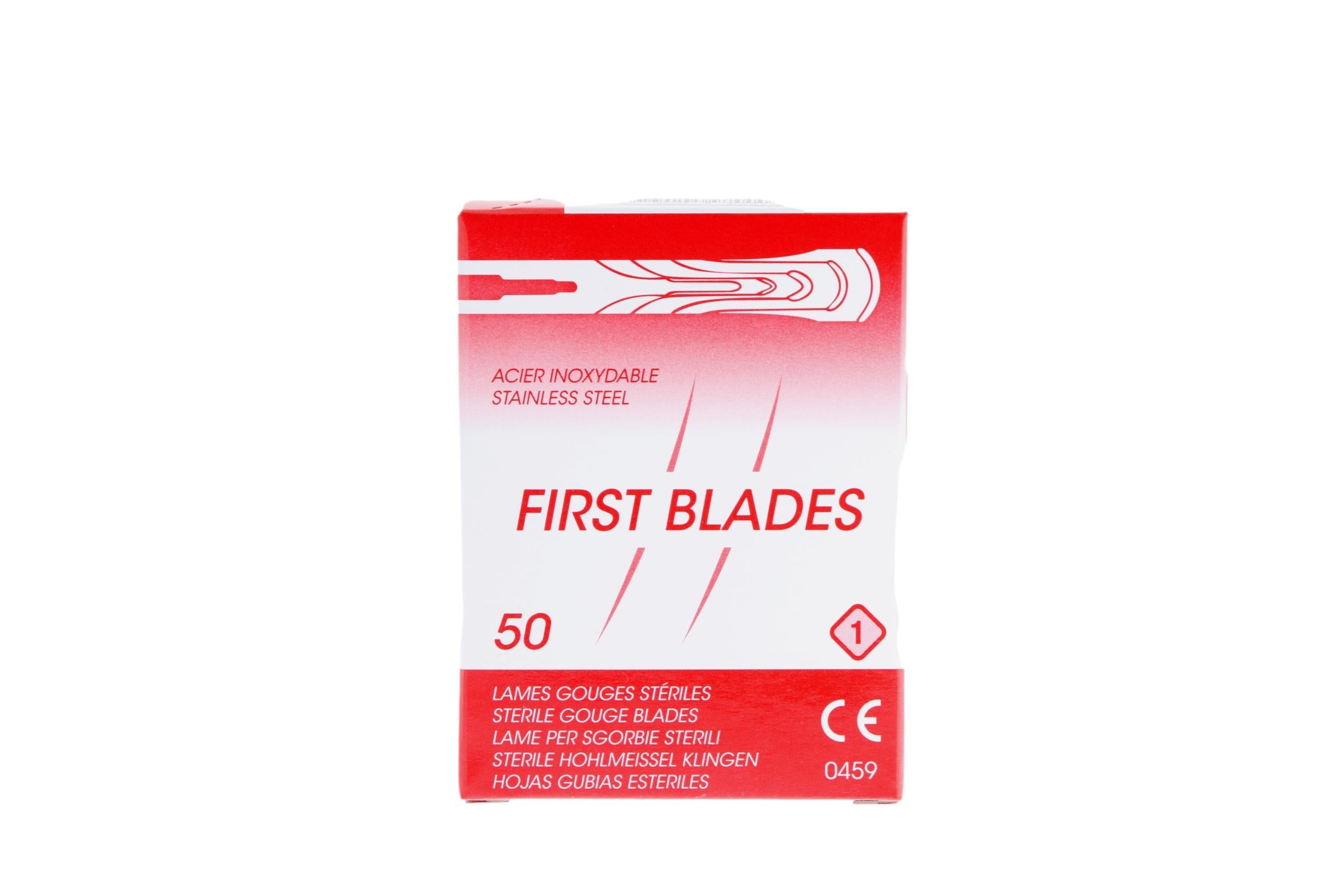 Boite de 50 lames de gouges stériles - First Blades