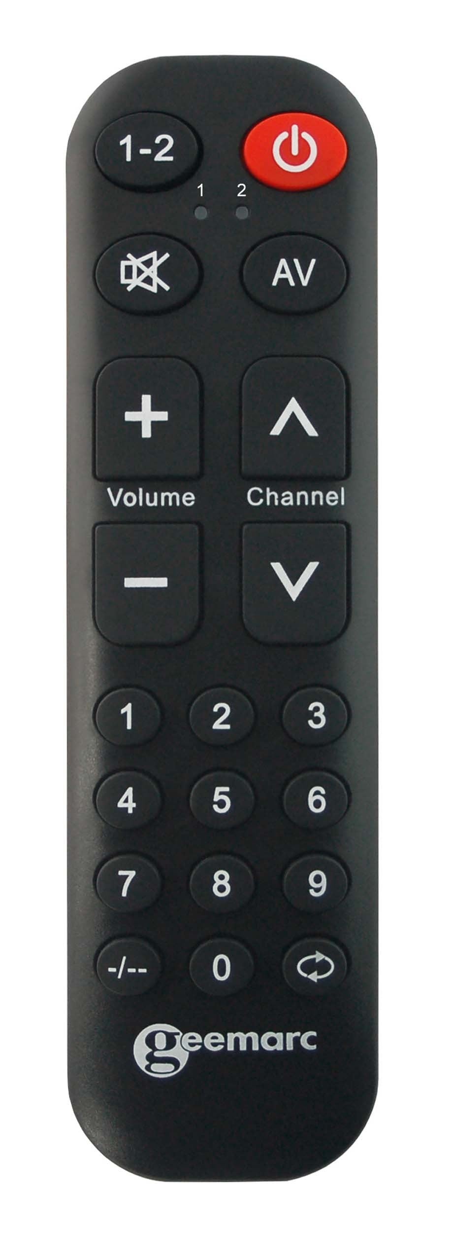 Télecommande Universelle Ergonomique TV10 - Geemarc