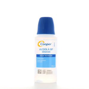 Alcool 90° Dénaturé 125 ml - Cooper Cooper 