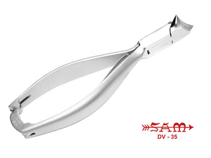 Pince à ongles - Acier inoxydable - Finition satinée - Coupe concave - 14 cm - Sam