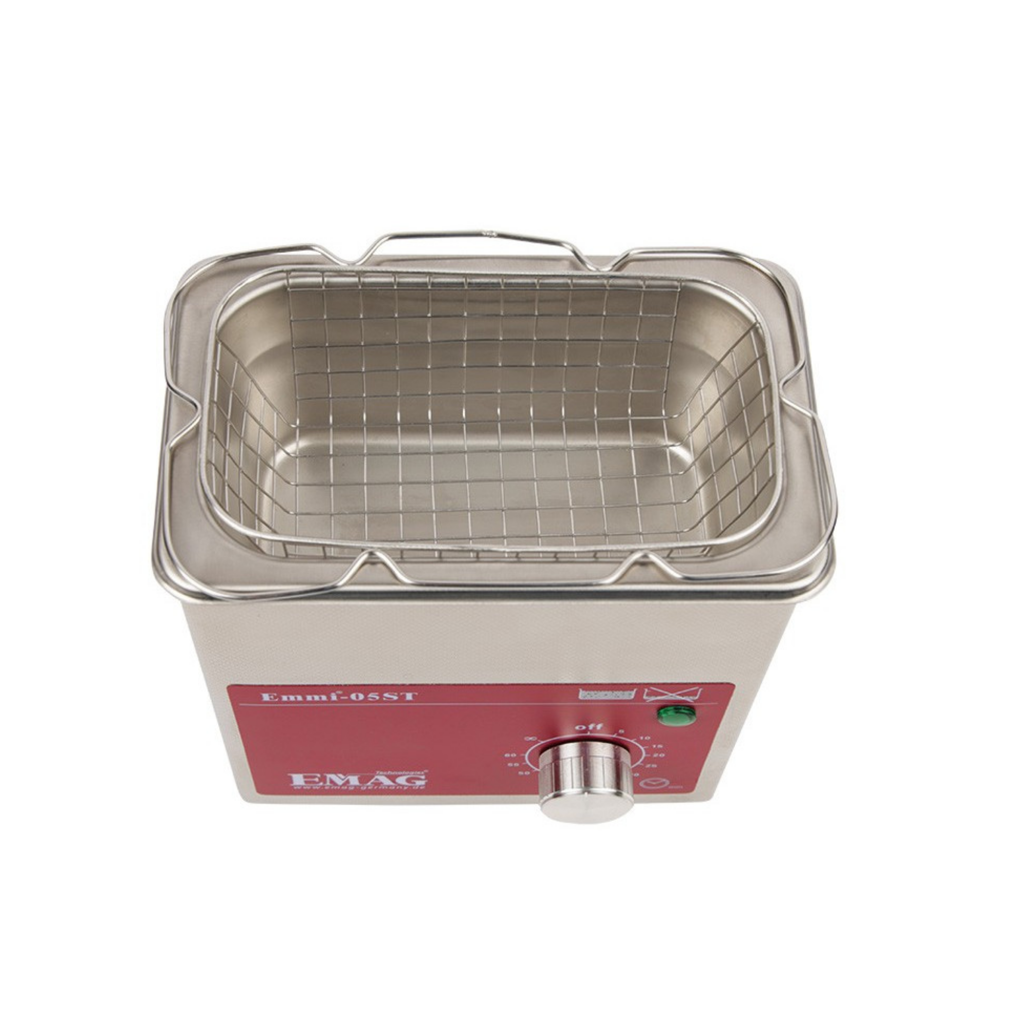 Nettoyeur à ultrasons tout en inox 0,5L - Emmi-05ST