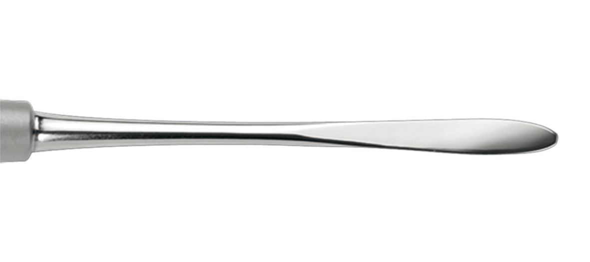 Curette double arrondi/tronqué - 18,5 cm - Ruck