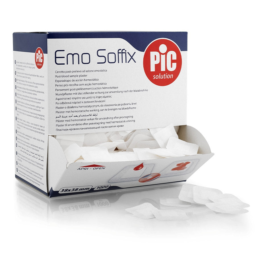 100 pansements Emo Sofix - 38 x 38 mm - Pic solution