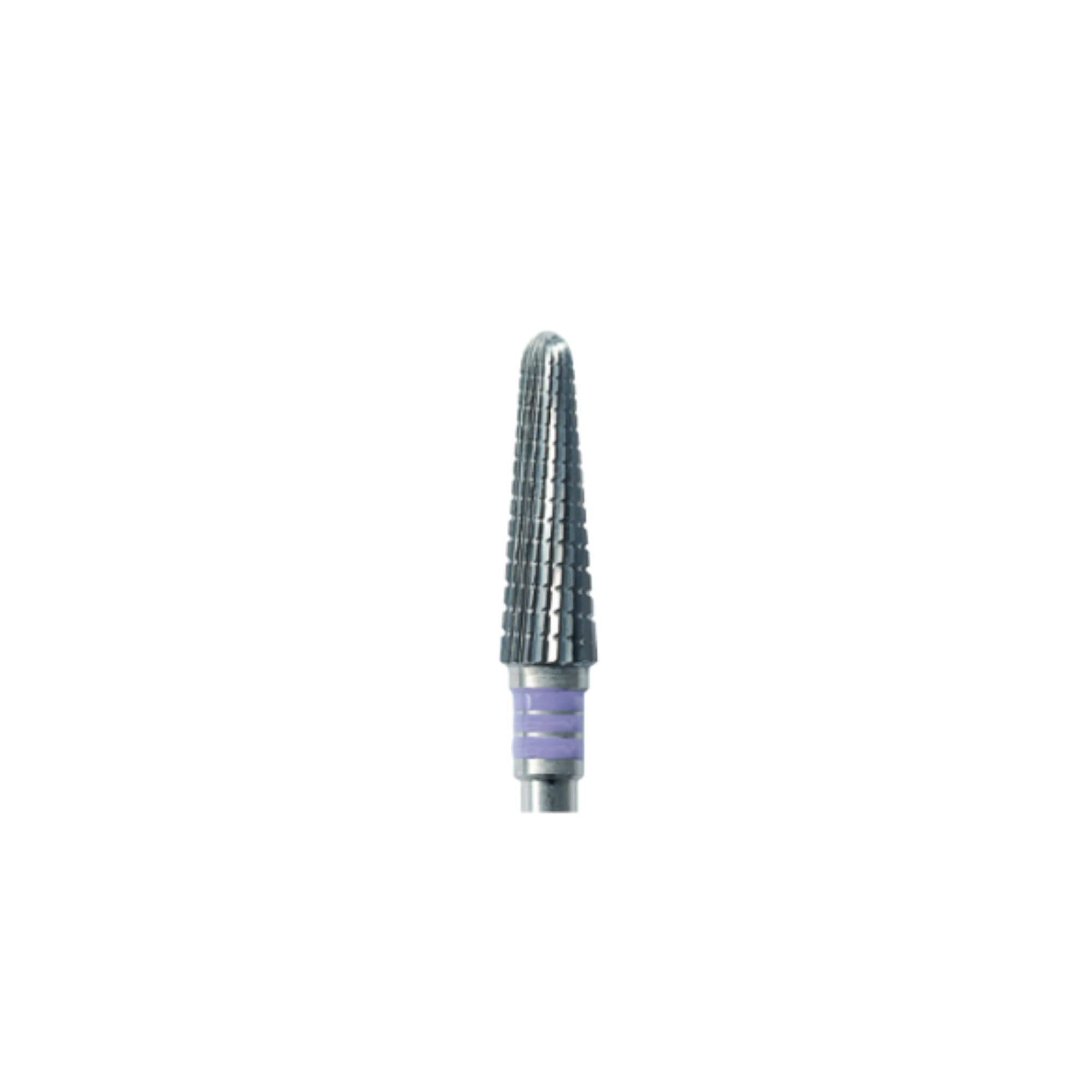 Fraise E6925 Carbure de tungstène - Abrasion des ongles normaux - Denture hélicoïdale super fine - 4 mm