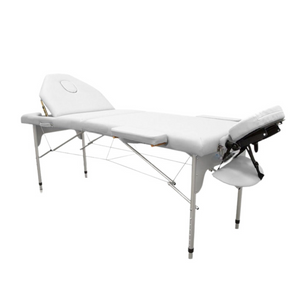 Table de massage pliante en aluminium 186 x 66 cm avec dossier inclinable - 7 coloris