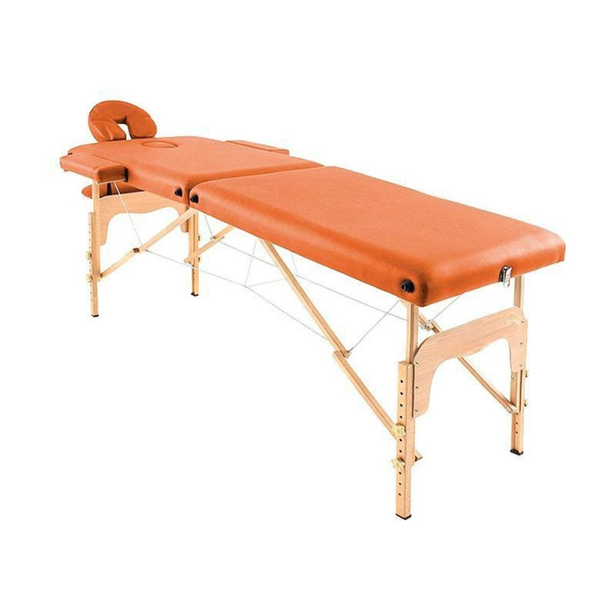 Table de massage pliante en bois 182 x 60 cm sans dossier - 6 coloris