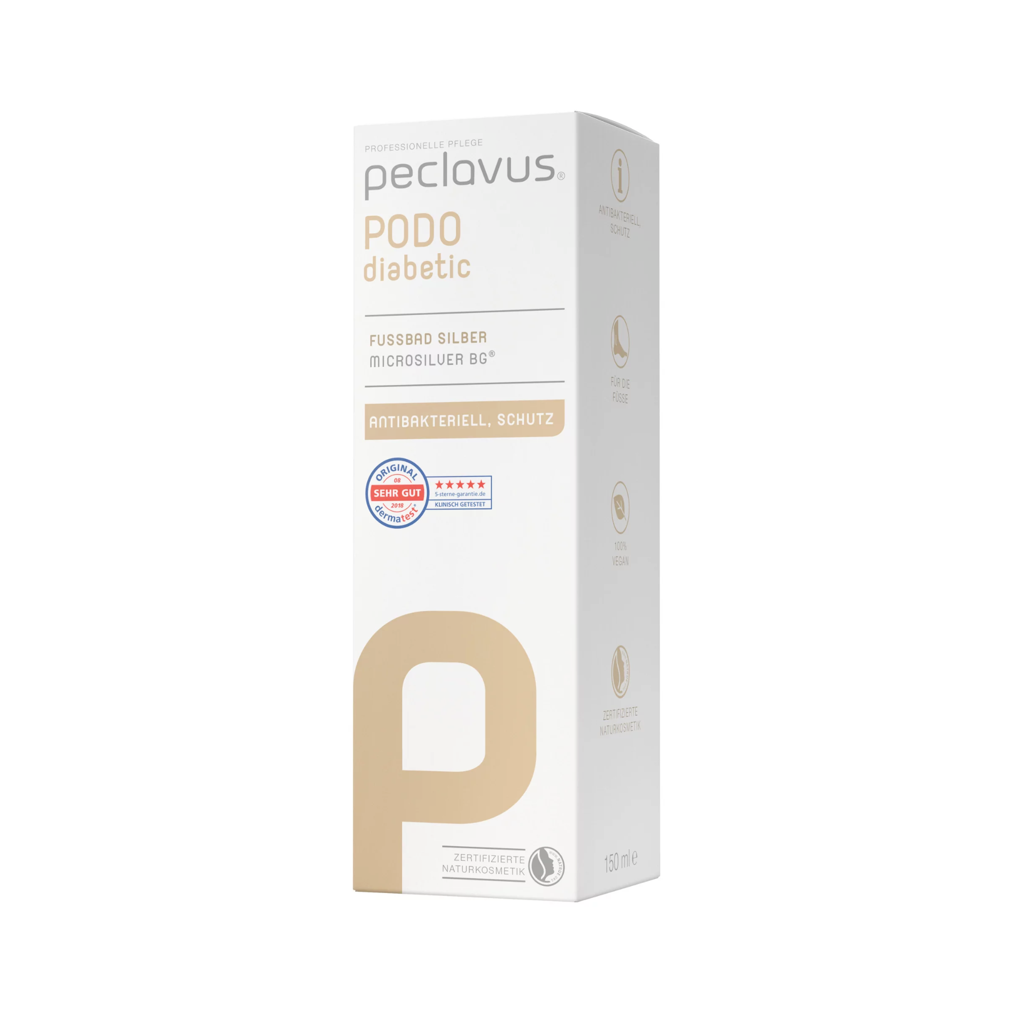 Bain de pieds Argent - 150 ml - Peclavus