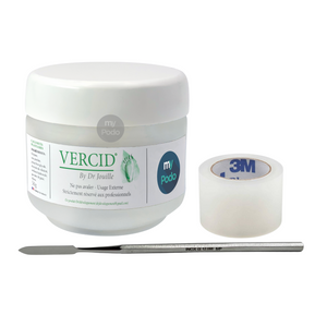 Kit Vercid du Docteur Jouille - Pot 50 g + Spatule à ciment + Rouleau de blenderm