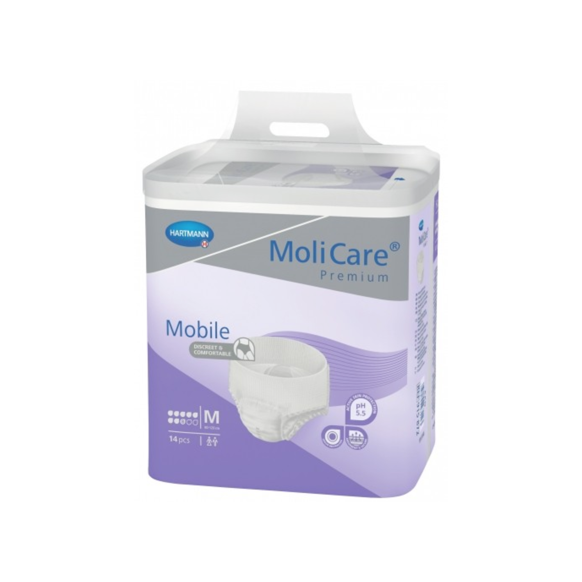 Slip Molicare Premium Mobile - 8 gouttes - 4 tailles - Hartmann