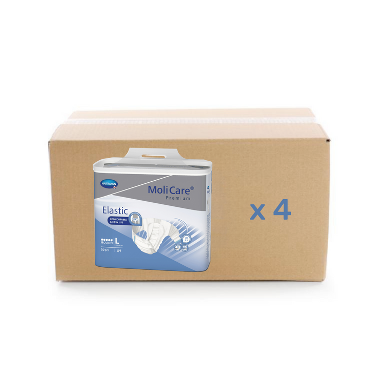 Change Molicare Premium Elastic - 6 gouttes - L - Hartmann - carton 3x30U