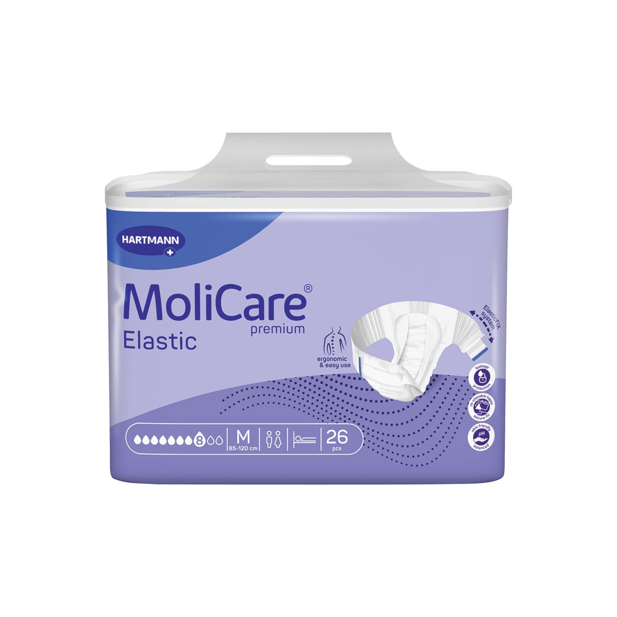 Change Molicare Premium Elastic - 8 gouttes - 4 tailles - Hartmann