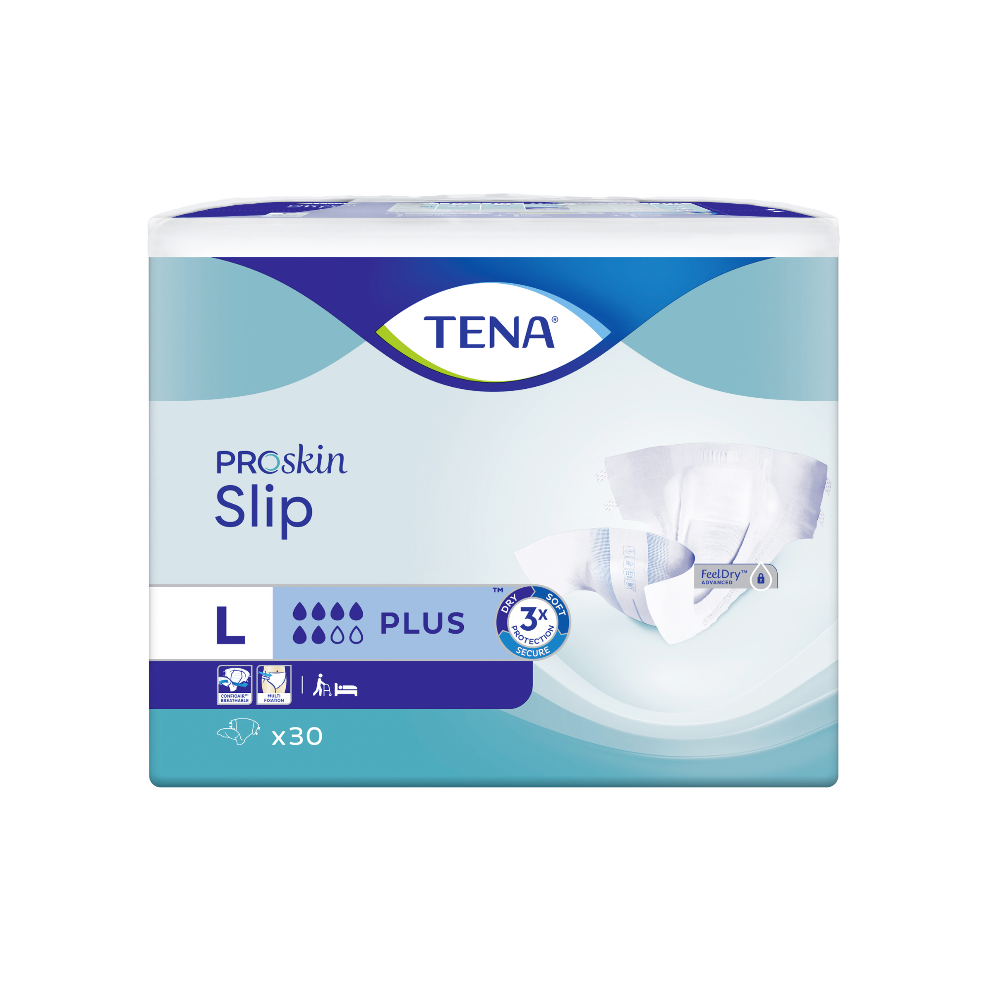 Tena Slip Proskin Plus - 6 gouttes - 4 tailles - Tena