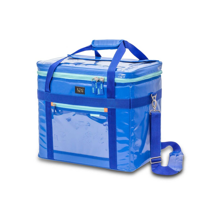 Mallette pour échantillons COOL - Bleue - Elite bags - Chariot à roulettes en option