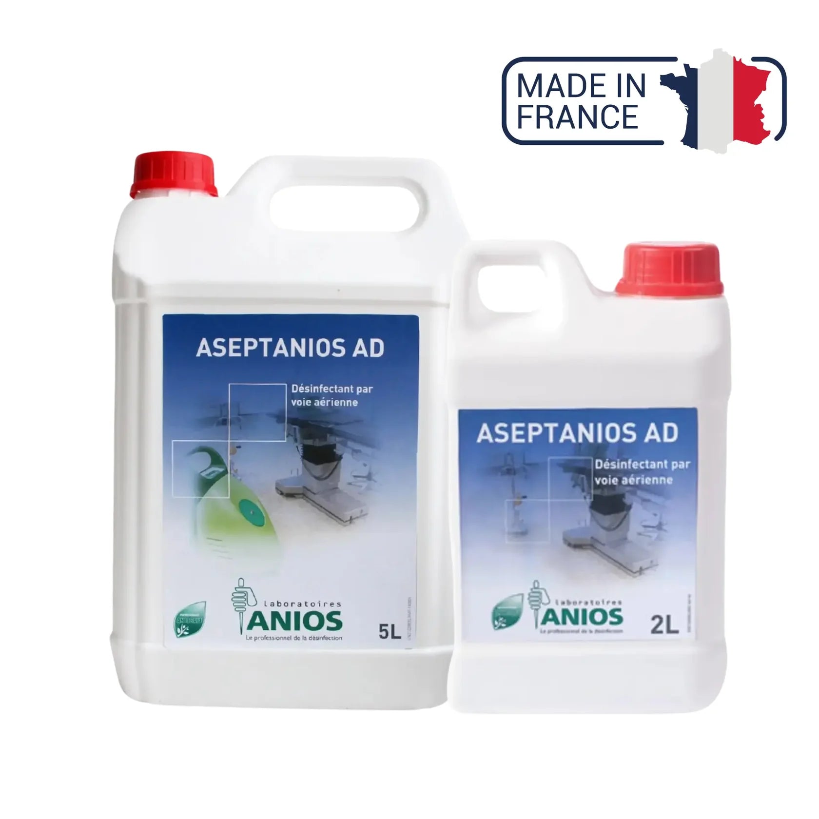 Aseptanios AD - Désinfection par voie aérienne - 2L ou 5L - Anios