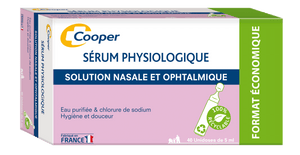 Serum phy Boite de 40 monodoses de 5ml - Cooper Cooper 