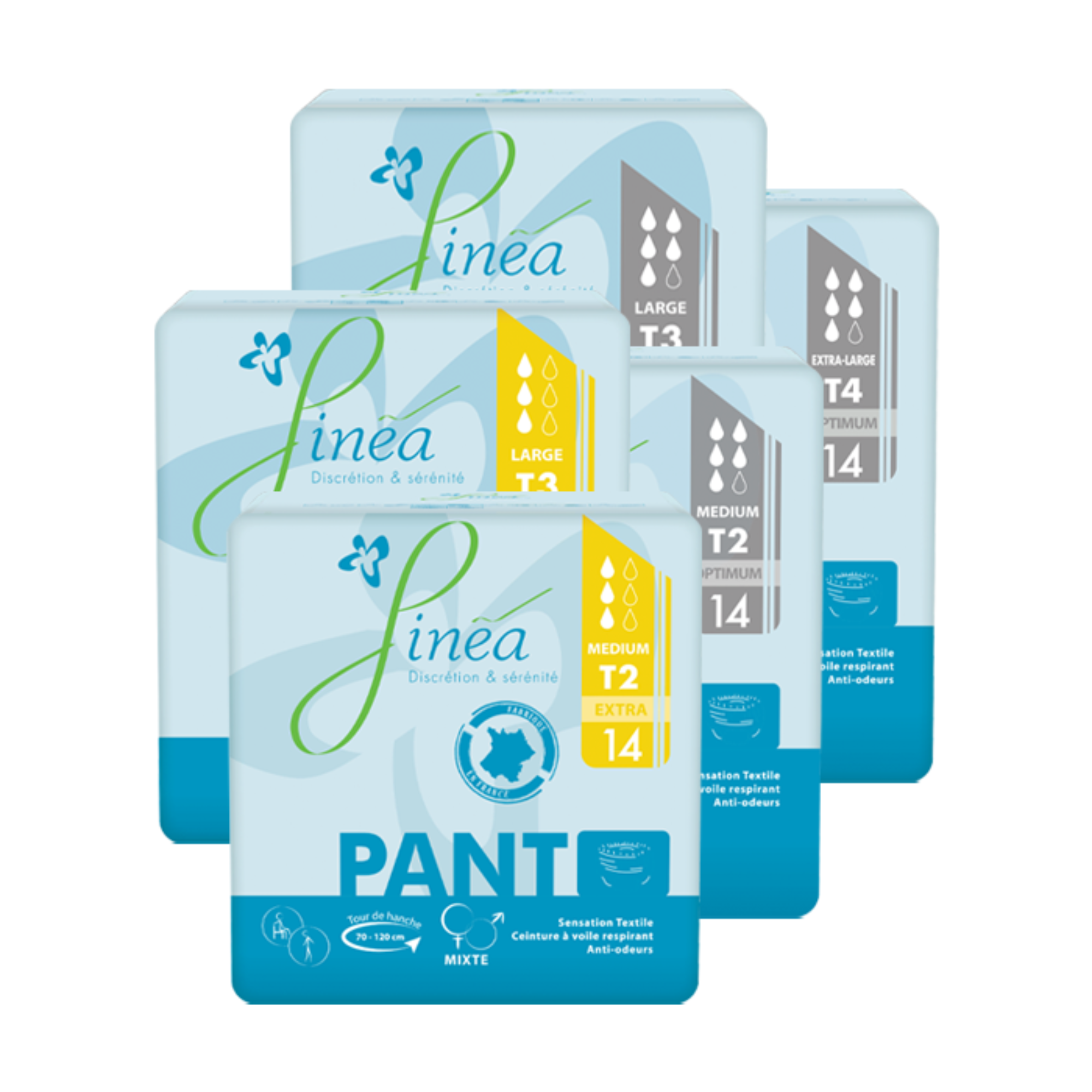 Sous-vêtement absorbant Finéa Pant - sachet de 14 pièces - Finéa